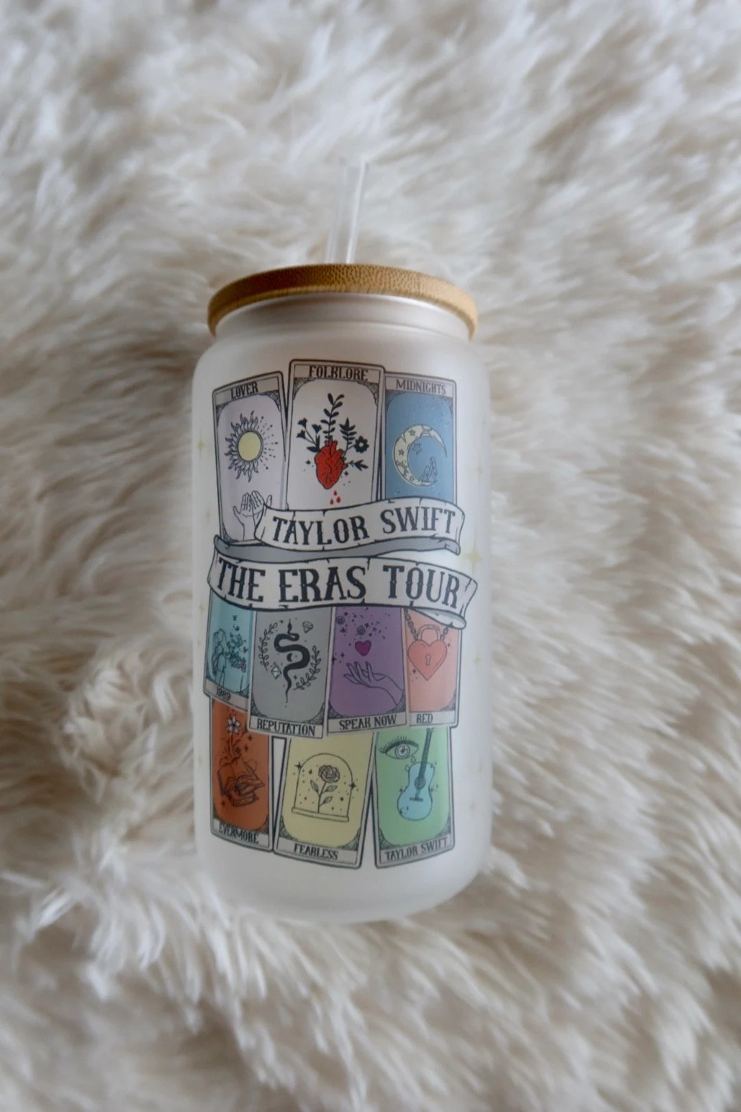 T Swiftie Frosted glass cup 16oz/ book album covers/ eras/ reputation/ Taylor glass cup | Etsy (US)