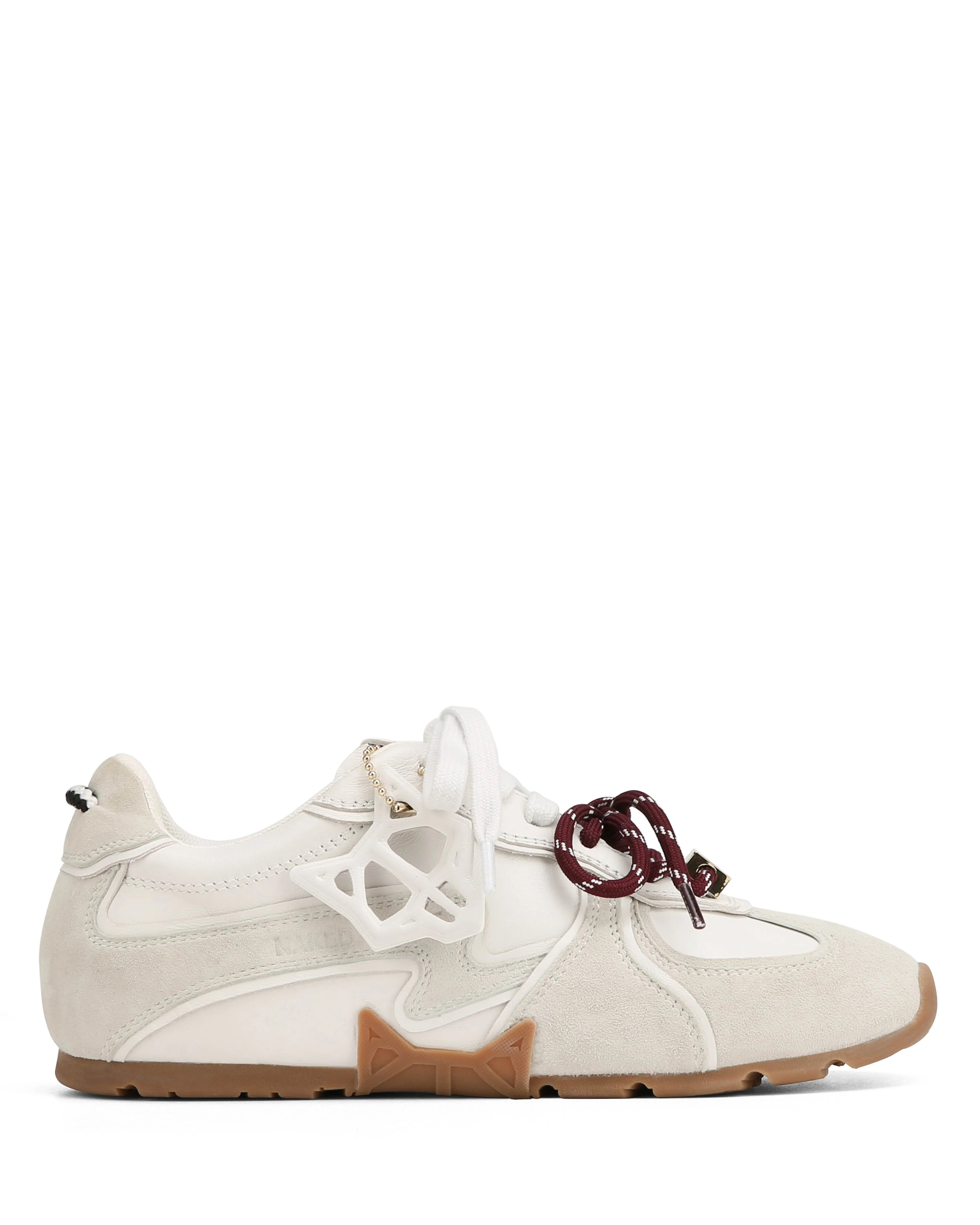 Adored White Suede/Leather | Naked Wolfe