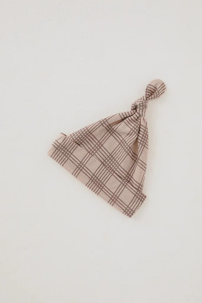 KNOTTED HAT - Winsome Plaid | Solly Baby