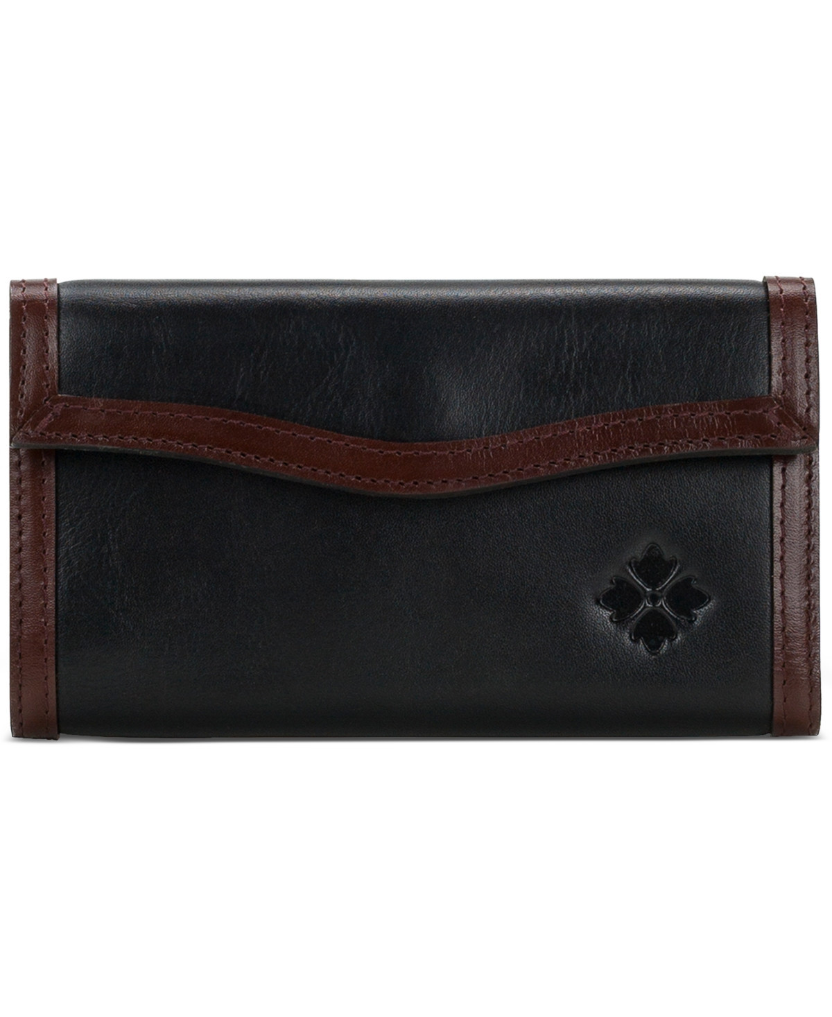 Patricia Nash Women's Tossa Trifold Wallet - Black/british Tan | Macy's