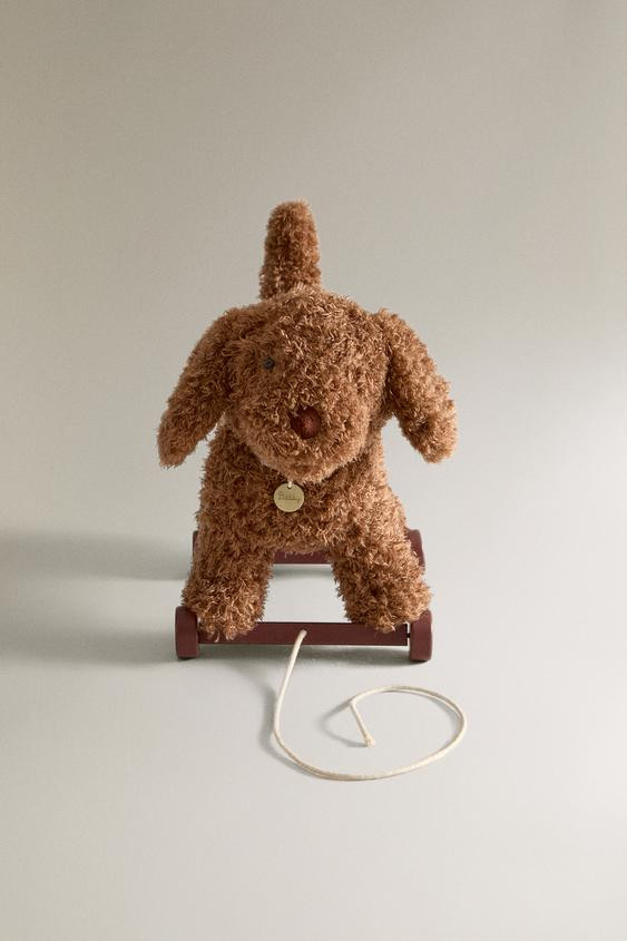 CHILDREN'S PLUSH TOY DOG WITH WHEELS | Zara US