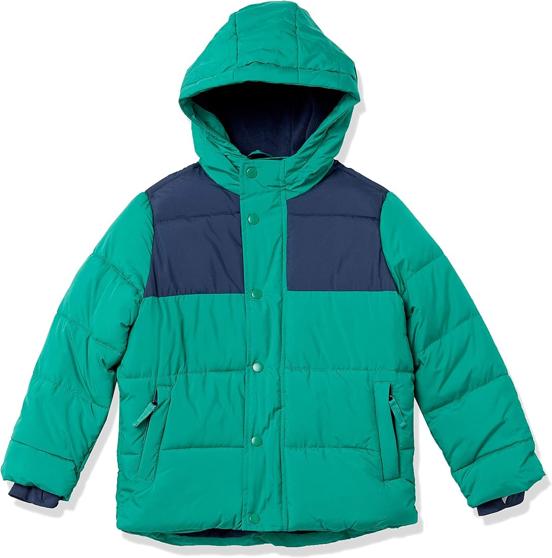 Amazon Essentials Boys and Toddlers' Heavyweight Hooded Puffer Jacket | Amazon (US)
