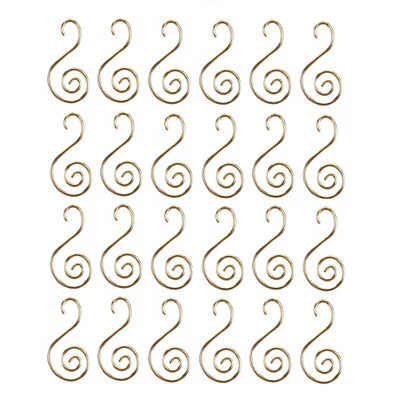 Old World Christmas Blown Glass Christmas Ornament, Ornaments S-Hooks For Christmas Trees, 24 Pack | Target