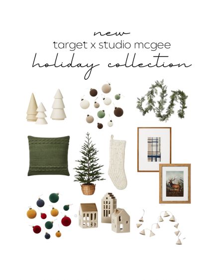 New Target holiday collection
Studio McGee holiday decor 

#LTKhome