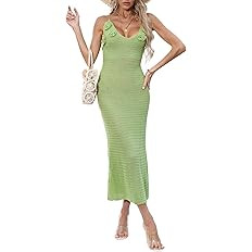 Womens Swimsuit Crochet Cover Up Summer Beach Knit Sexy Swimwears for Women. Beach Bodycon Dress ... | Amazon (US)