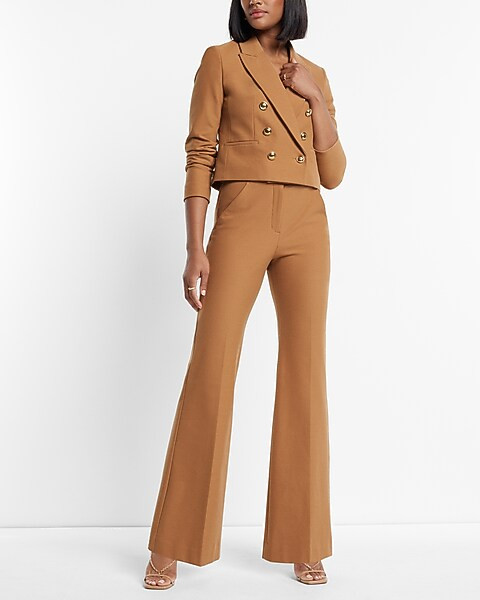 Super High Waisted Flare Trouser Pant | Express