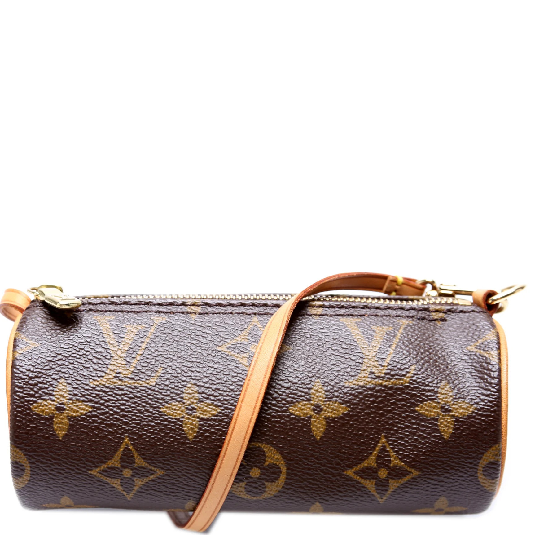 Papillon Mini Barrel Vintage Monogram | Keeks Designer Handbags