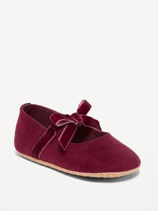 Faux-Suede Bow-Tie Ballet Flats for Baby | Old Navy (US)