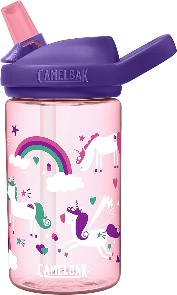 CamelBak Eddy+ 14oz Kids Water Bottle with Tritan Renew – Straw Top, Leak-Proof When Closed | Amazon (US)