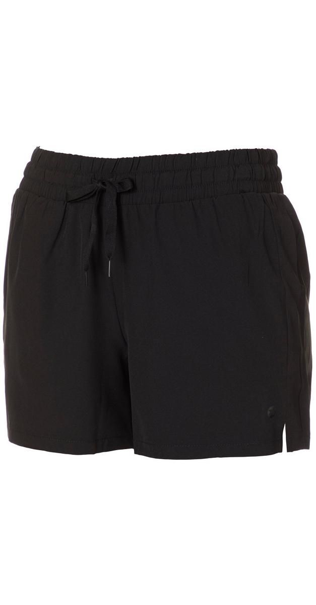 Women's Active Woven Shorts - Black-black-1421699396401  | Burkes Outlet | bealls