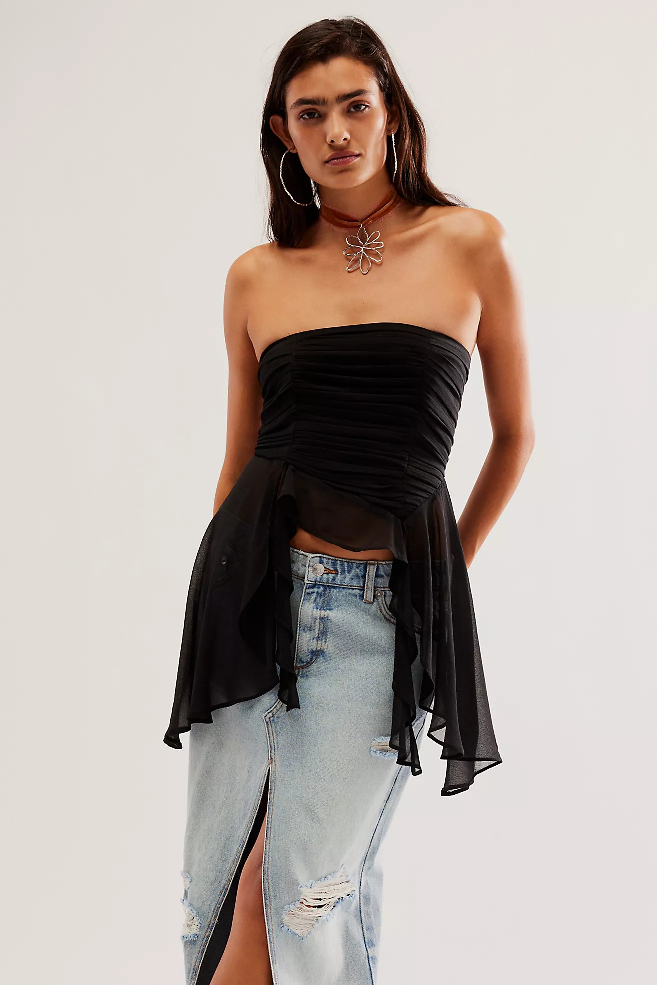 Naeva Ruffle Top | Free People (Global - UK&FR Excluded)