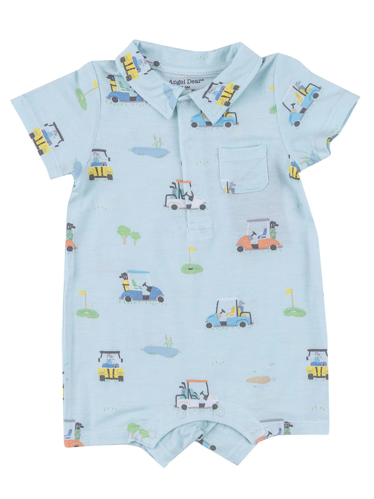 Polo Shortie, Golf Carts Blue | SpearmintLOVE