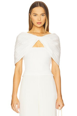 The Line by K Elias Cape Top in White from Revolve.com | Revolve Clothing (Global)