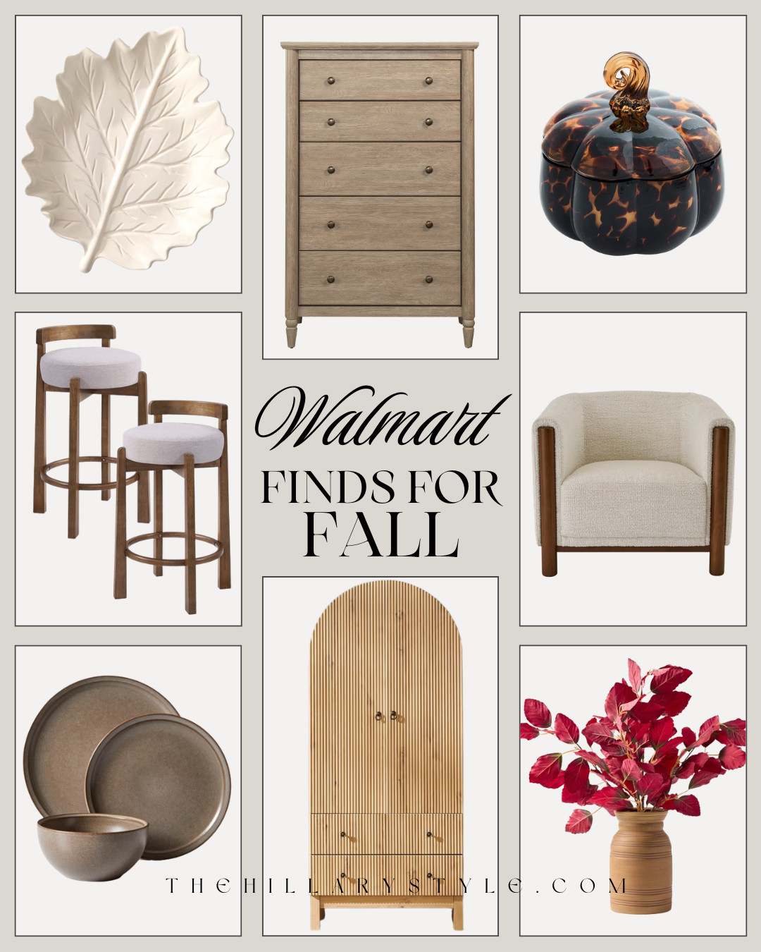 Walmart Fall Home Finds That Look Designer for Less

Walmart is full of elevated fall home decor and furniture that looks straight out of a designer home. Think warm wood furniture, cozy boucle seating, rich autumn accents, timeless dinnerware, statement storage, and organic modern decor to create a cozy, high-end look for fall without the high-end price tag. Save these Walmart home finds before they sell out. 

#WalmartHome #WalmartFinds #FallHomeDecor #FallDecor #HomeDecor #OrganicModern #DesignerInspired #AffordableHomeDecor #NeutralHome #CozyHome #InteriorDesign #HomeStyling #FurnitureFinds #HomeInspo #LTKFinds #LTKFall #PinterestHome #ModernHome #TheHillaryStyle 

 

#LTKHome #LTKSeasonal #LTKHome