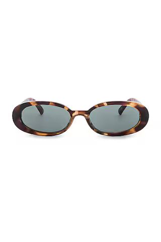 Le Specs Outta Love in Tort & Green from Revolve.com | Revolve Clothing (Global)