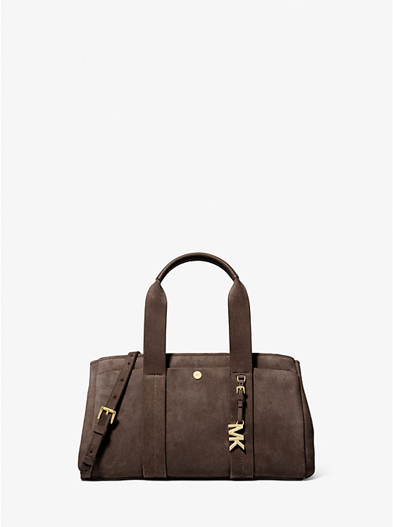 Romee Small Suede Satchel | Michael Kors US