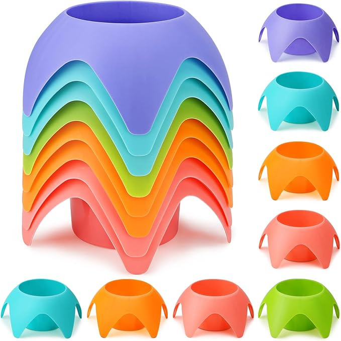 8-Pack Beach Sand Coasters Drink Cup Holders - Must-Have Accessories for Women, Adults, and Famil... | Amazon (US)