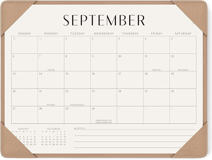 Jotsome Desk Calendar 2026-2027 with Protective Mat 14"x10.5" | Amazon (US)