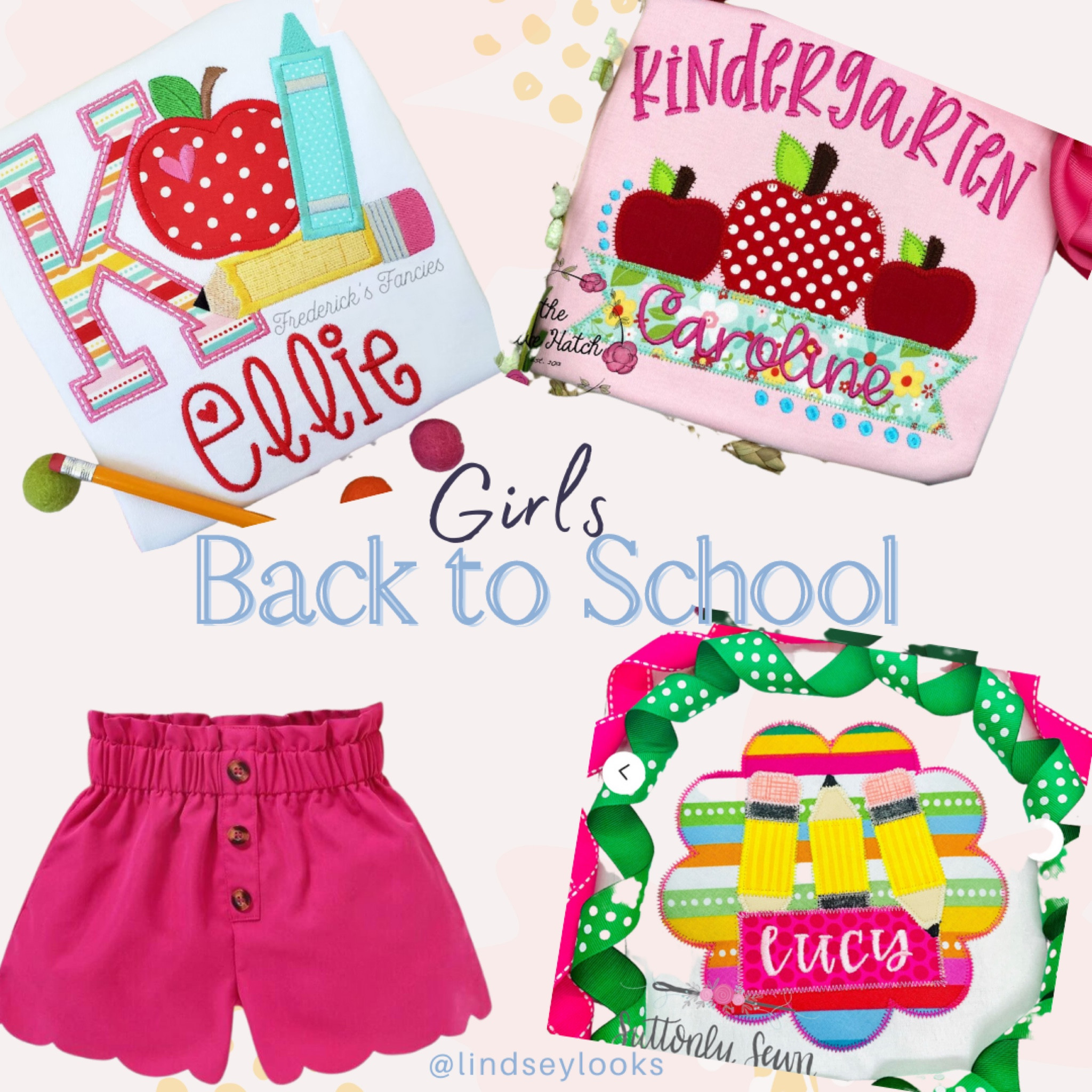 Girls Back to School outfits. Personalized and preppy

#LTKfit #LTKkids #LTKstyletip