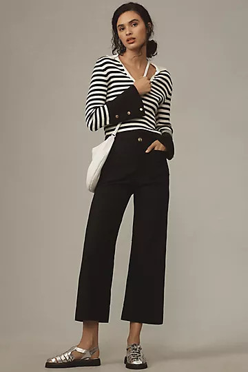 Maeve The Colette Cropped Wide-Leg Pants | Anthropologie (US)
