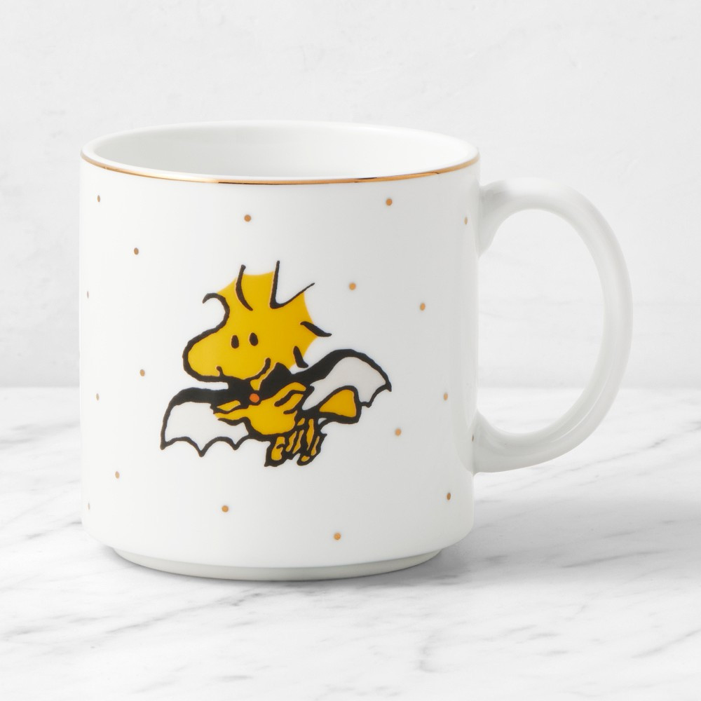 PEANUTS\u2122 x Williams Sonoma Halloween Bat Woodstock Mug | Williams-Sonoma
