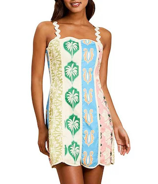Mestiza New York Sail Away Square Neck Sleeveless Mini Dress | Dillard's | Dillard's