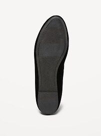 Velvet Bow-Tie Ballet Flat Shoes for Women | Old Navy (US)