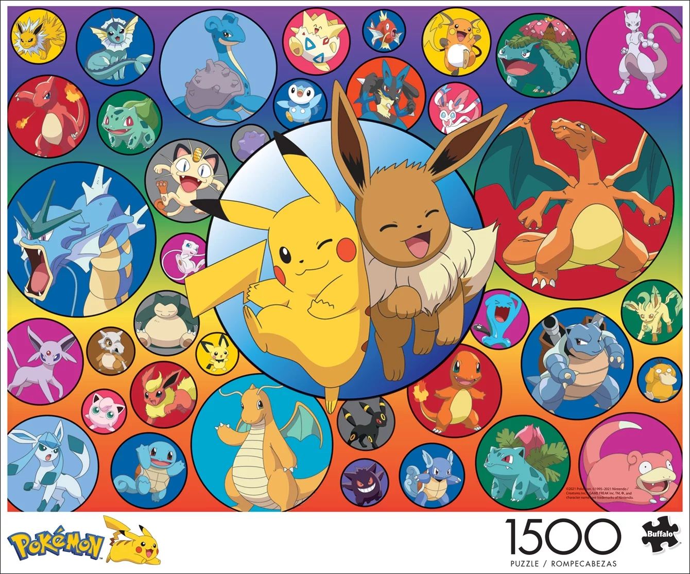 Buffalo Games 1500-Piece Pokémon - Bubbles Interlocking Jigsaw Puzzle | Walmart (US)