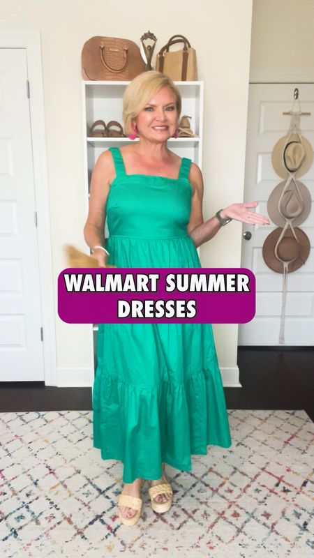 Walmart Summer Dresses. Wearing  Small in all. 
Summer dress 
Summer outfit
Country concert 
Nashville outfit
White dress
Petite dress
Petite style

#LTKunder100 #LTKFind #LTKSeasonal