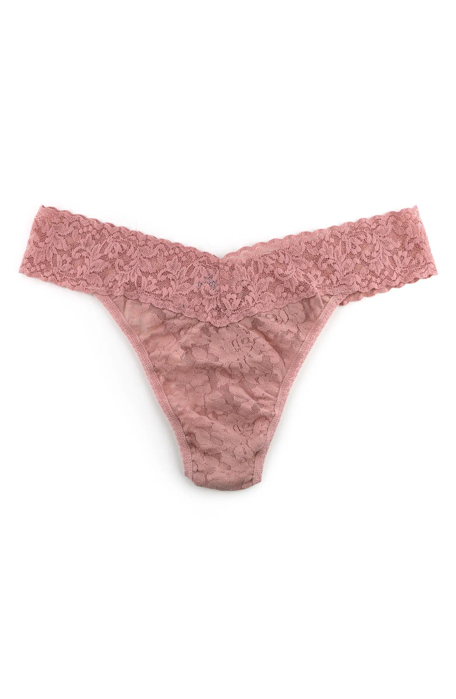 Hanky Panky Original Rise Lace Thong | Nordstrom | Nordstrom