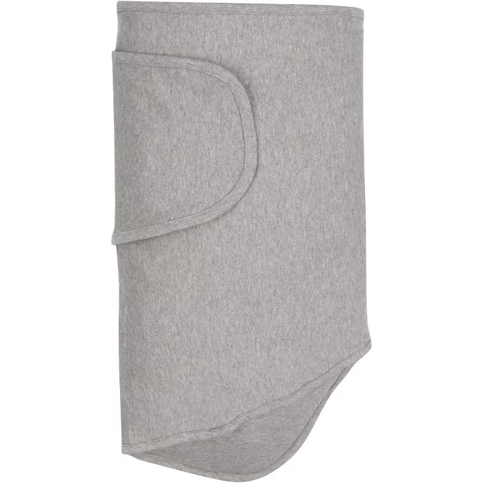 Miracle Blanket Solid Print Baby Swaddle - Cloud Gray | Target