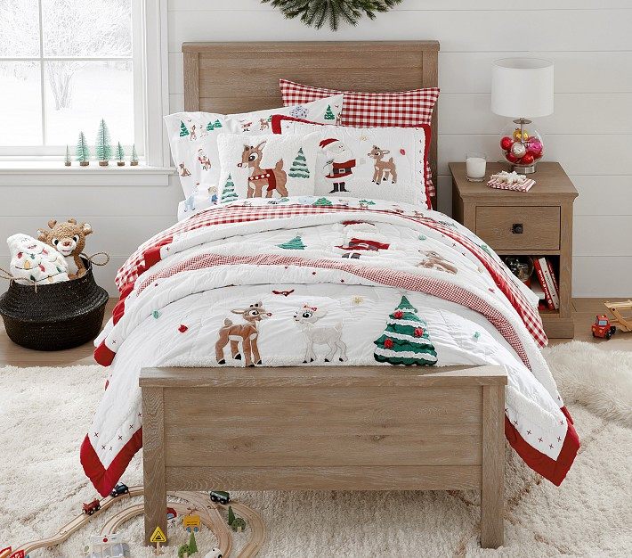 Rudolph® Quilted Shams | Pottery Barn Kids