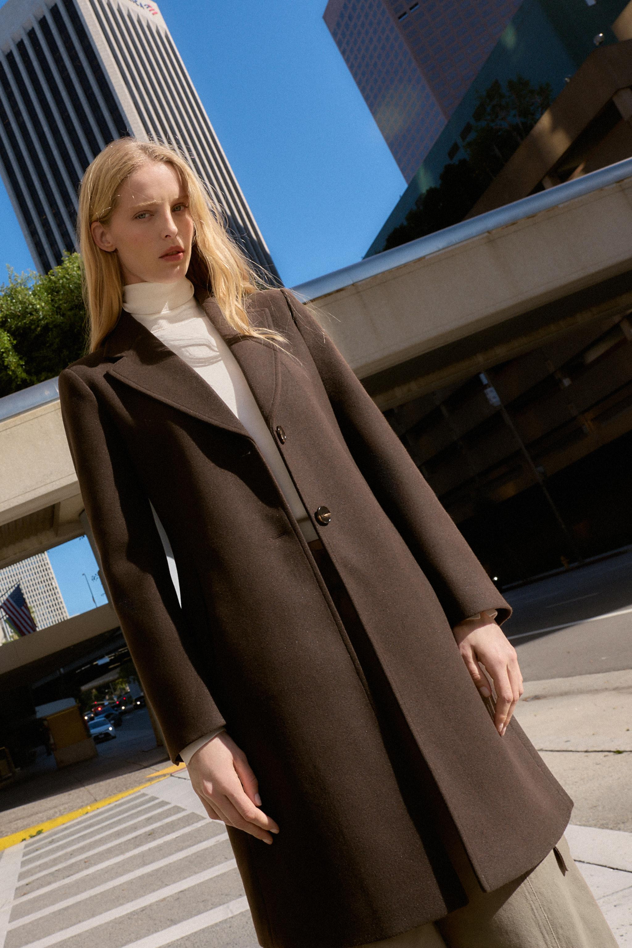 SOFT SHOULDER PAD COAT | Zara US