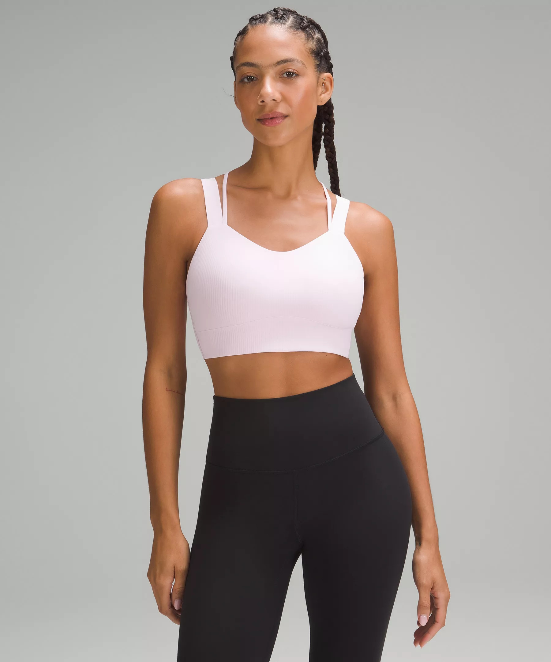 Like a Cloud Longline Ribbed Bra *Light Support, D/DD Cups | Women's Bras | lululemon | Lululemon (US)