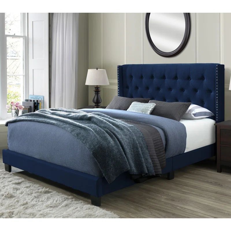 Nadine Queen Upholstered Standard Bed | Wayfair North America