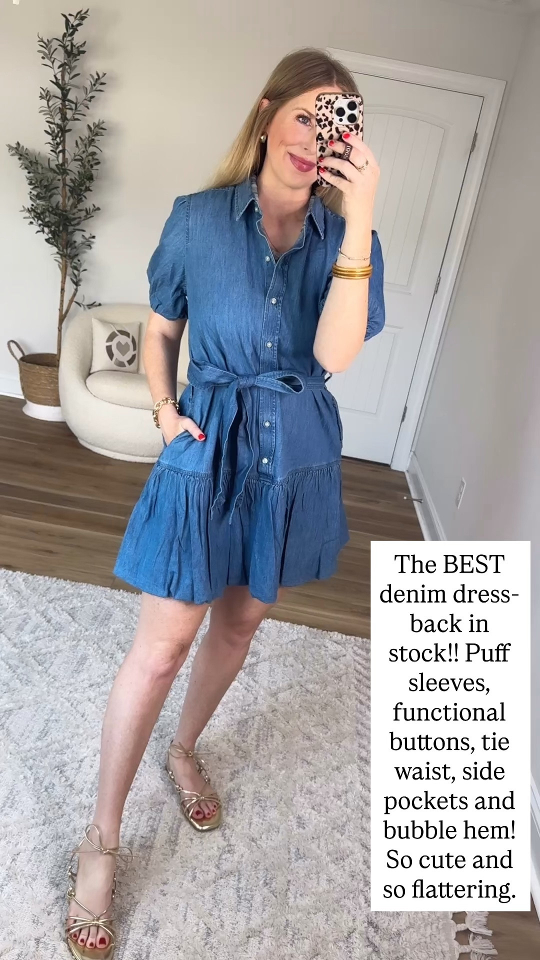 Walmart try on, free assembly denim dress

#LTKmomlife #LTKgrwm #LTKootd