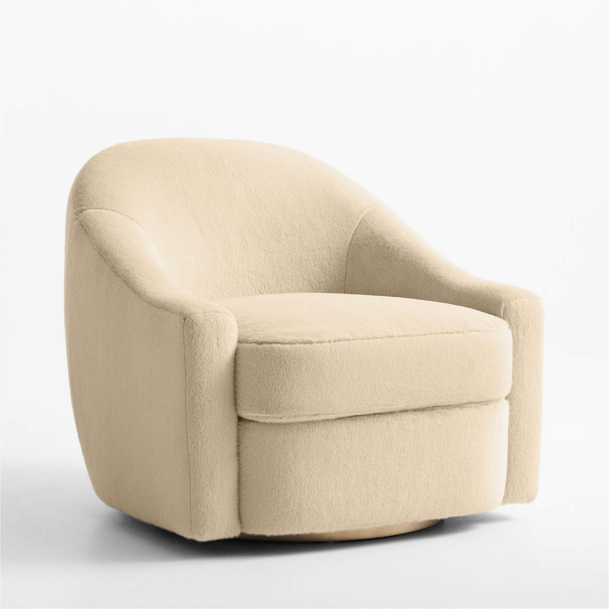Elys Swivel Chair by Jeremiah Brent | Crate & Barrel | Crate & Barrel
