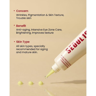 KSECRET SEOUL 1988 Eye Cream : Retinal Liposome 4% + Fermented Bean (30ml/1.01 fl.oz) K-SECRET Korea Kbeauty | Target