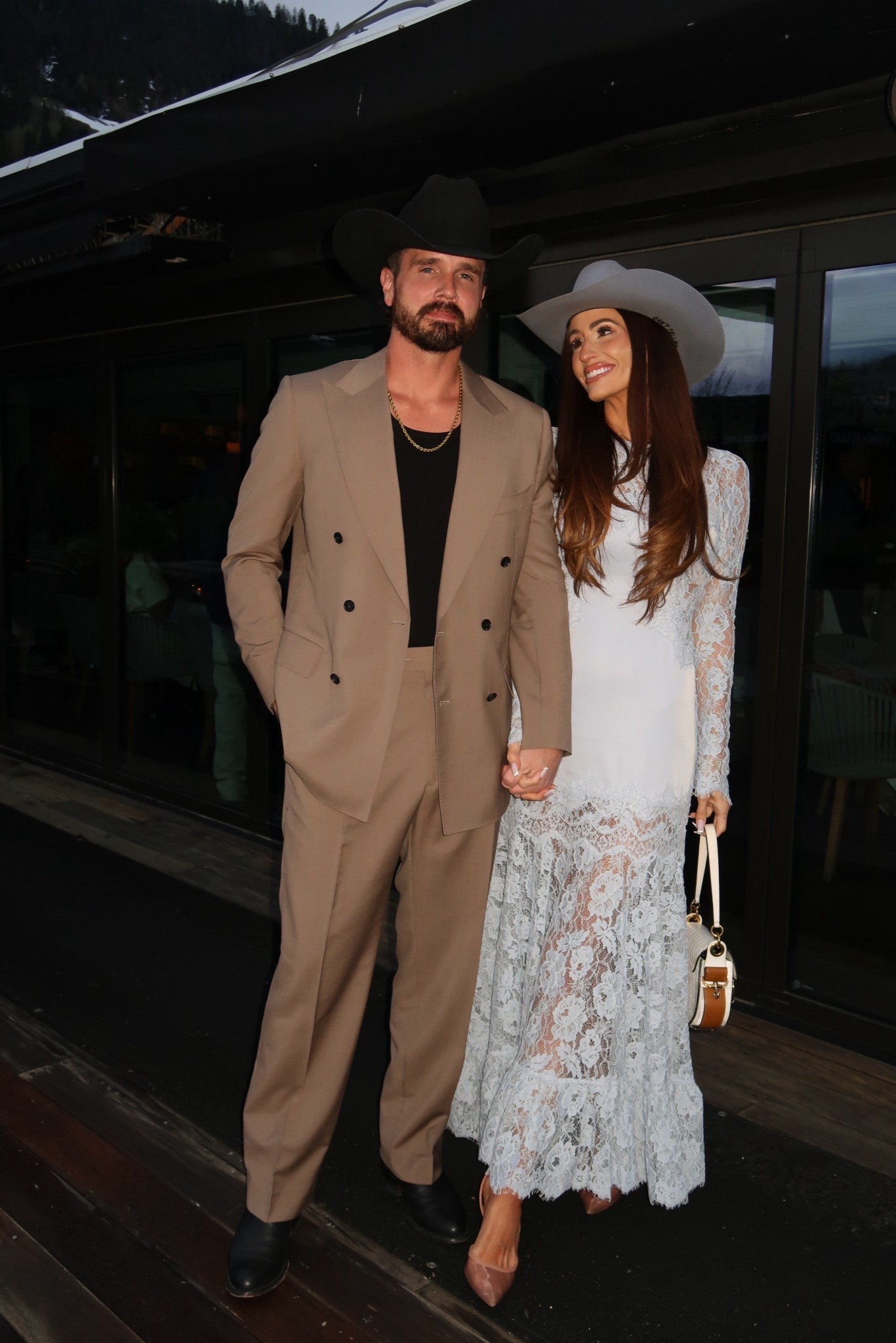 Date night outfit, western dinner party outfit, western outfit, lace dress, men’s suit, cowboy hat, men’s fashion, wedding guest dresss, maxi dress

#LTKootd #LTKMens #LTKTravel