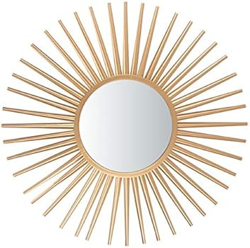Safavieh Home Zyla Gold Sunburst 36-inch Decorative Accent Mirror | Amazon (US)