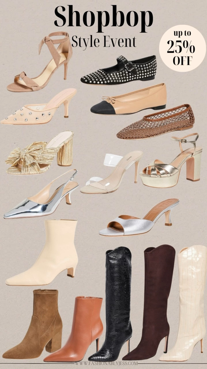 Shopbop shoes great for a date night outfit!!  style event up to 25% off! 👢👡👠

#LTKStyleTip #LTKFindsUnder50 #LTKOver40