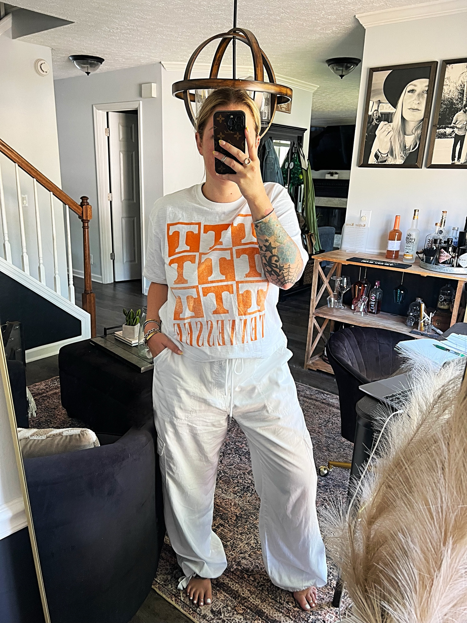 VOL for life ✨ but make it chic 🧡 I’m in a size small tee and large in the pants

#LTKSaleAlert #LTKMidsize #LTKxNSale