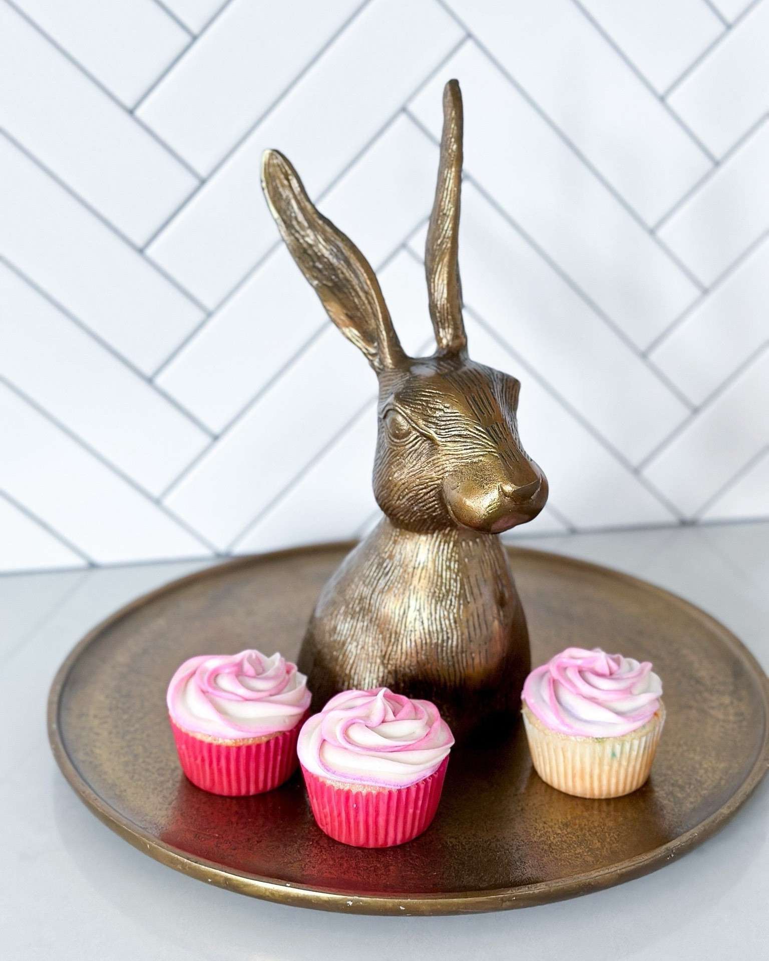 Our beautiful brass hare platter is back in stock this year. This is such a beautiful heirloom piece to use year after year; we have used it for Easter brunch with cupcakes, but it’s also really cute as a decor piece. 

Easter Decor - Brass Rabbit - Serving Platter  

#LTKParties #LTKHome #LTKSeasonal
