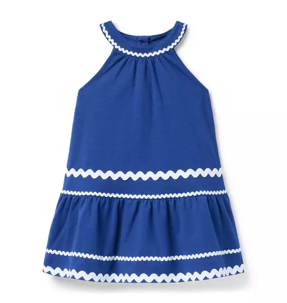 Ric Rac Trim Ponte Dress | Janie and Jack
