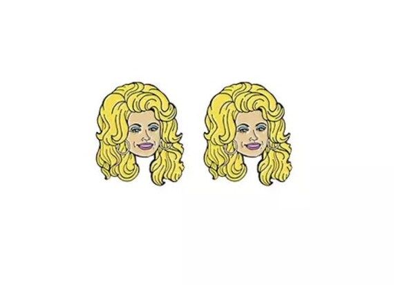 Dolly Parton Inspired Miniature Stud Earrings  Dollywood | Etsy | Etsy (US)