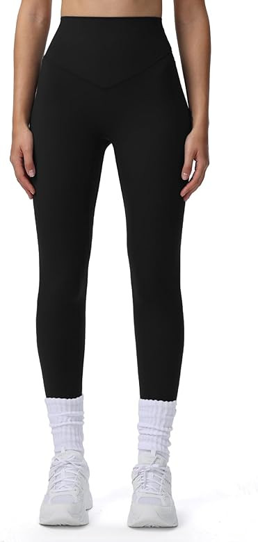 Aoxjox High Waisted Workout Breeze Leggings for Women Tummy Control Buttery Soft Yoga Pants | Amazon (US)