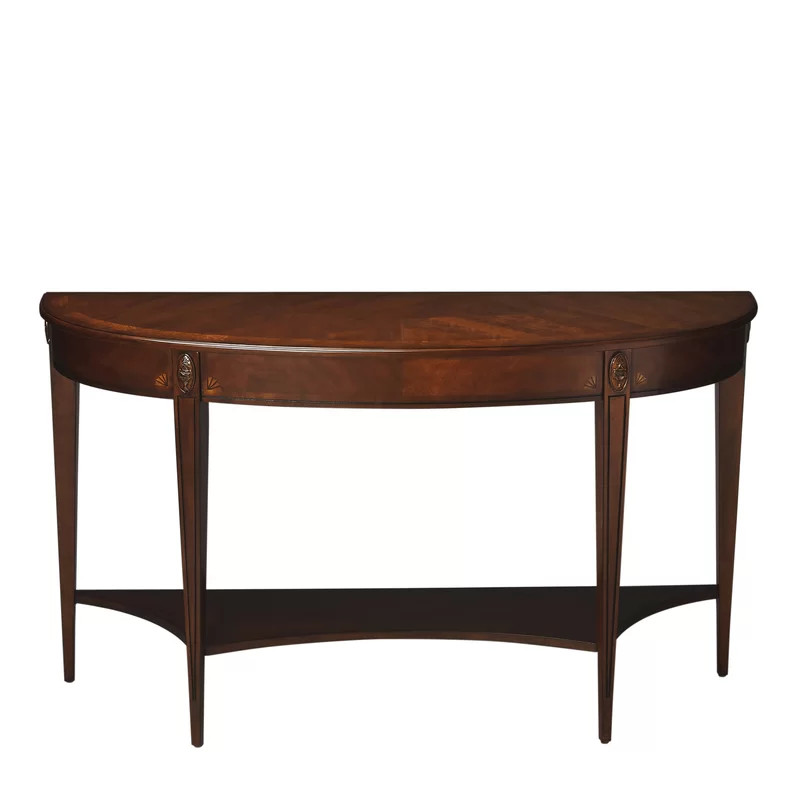 Astor 54"W Demilune Console Table | Perigold