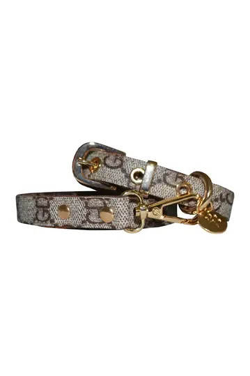 Dogs of GlamourMedium Gray Jolie Luxury Collar & Leash | Nordstrom Rack