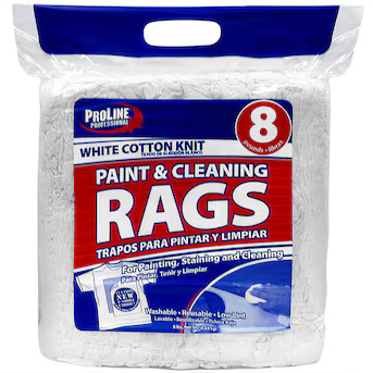 ProLine  Paint rags 8-Pack Cotton Cloth | Lowe's