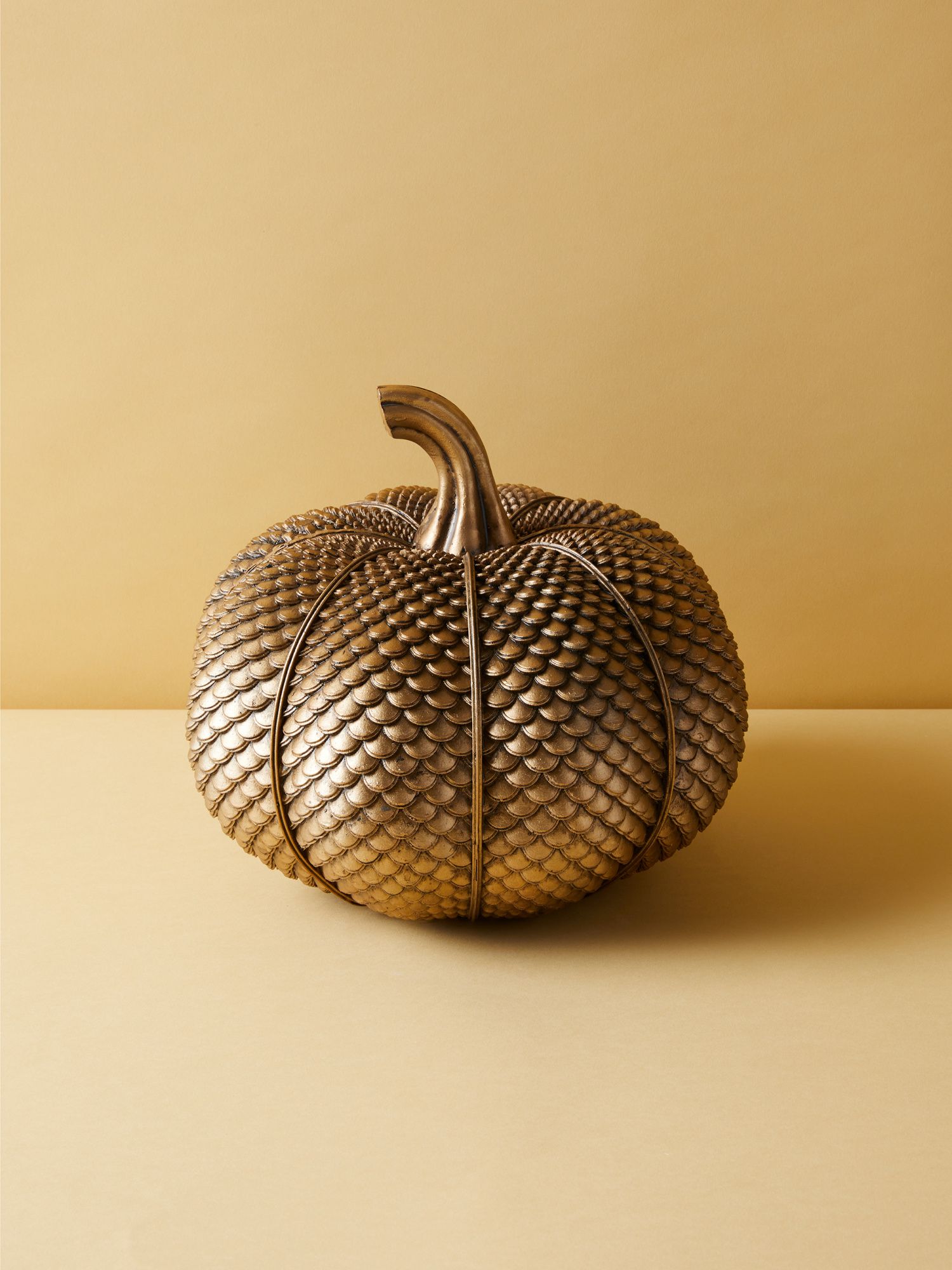 11.5in Textured Metallic Pumpkin | HomeGoods